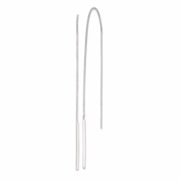 Jewelry - Sterling Silver Bar Threader Earrings